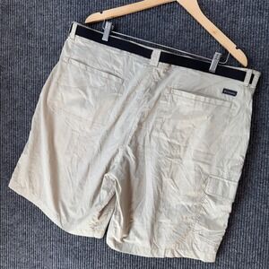 Columbia Cargo Shorts Mens 42 Omni-Shade Belted Hiking Beach‎ Outdoor Travel Tan